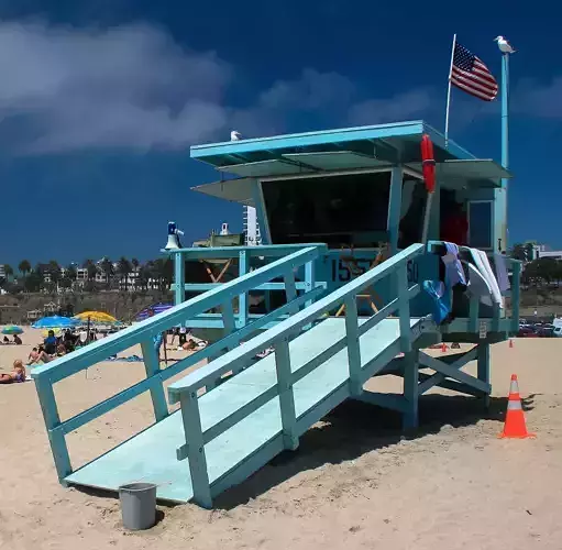 Life Guard Low-poly 3D model