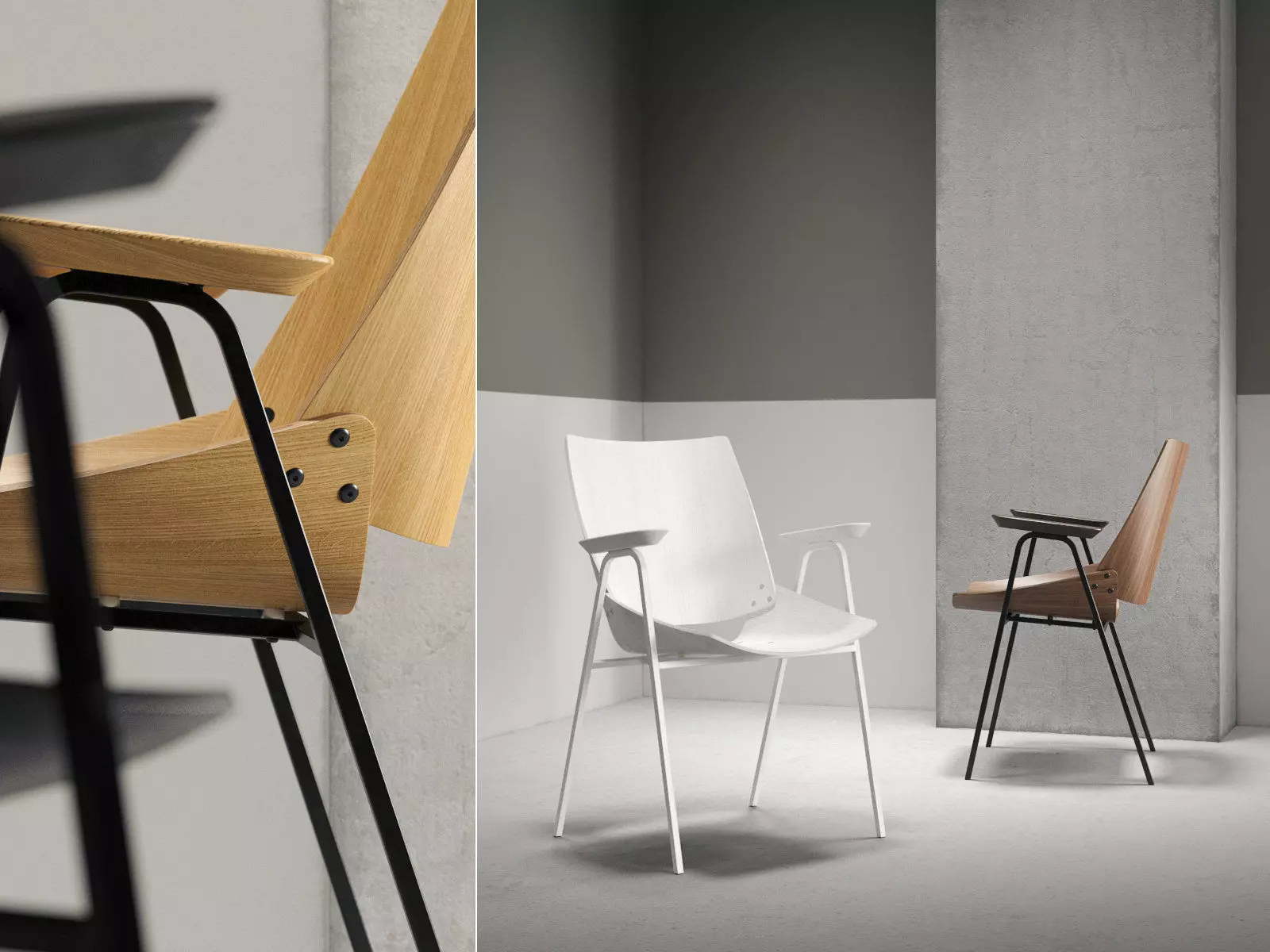 Shell Armchair 3D model_0