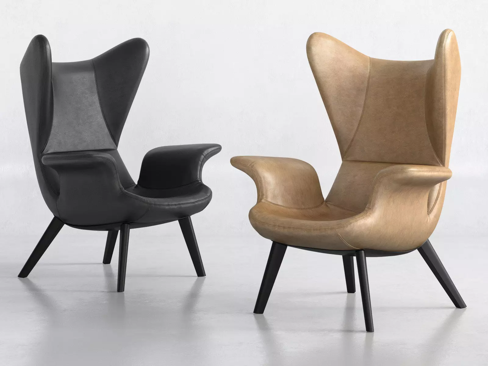 Longwave Armchair 3D model_0