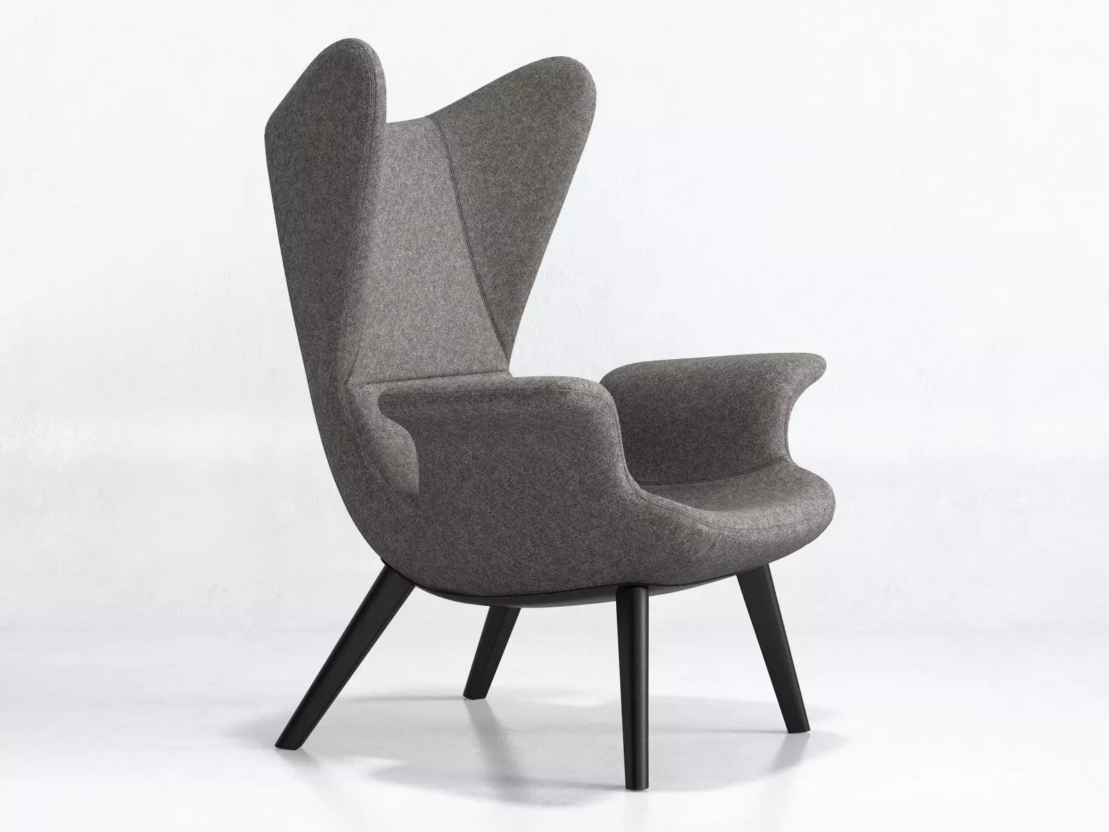 Longwave Armchair 3D model_2