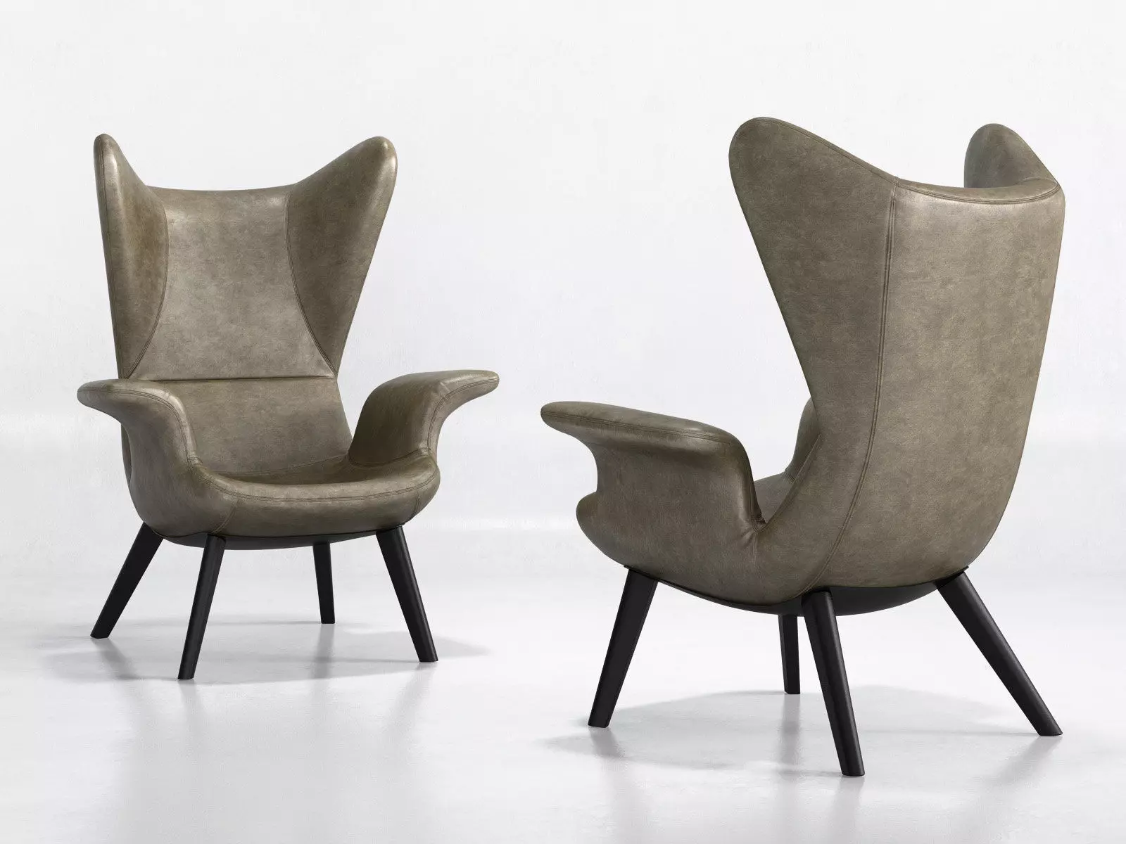 Longwave Armchair 3D model_4