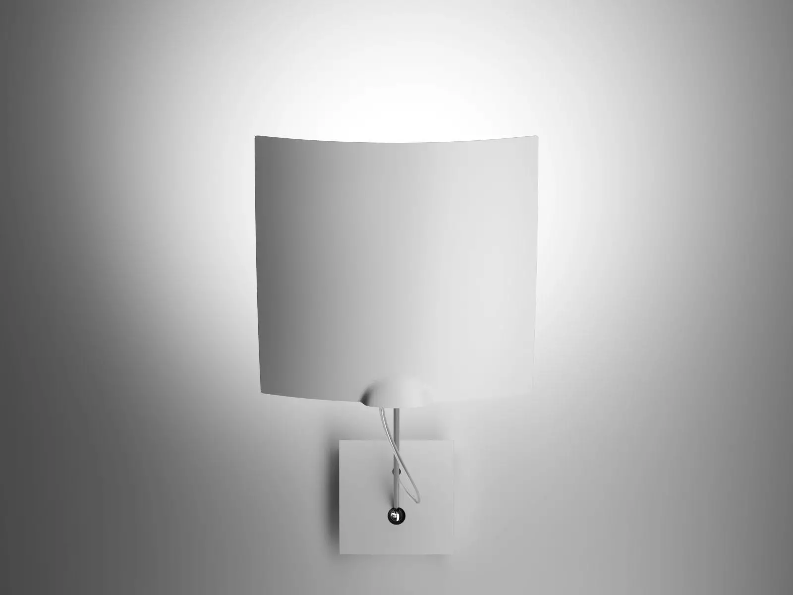 18x18 Single Wall Lamp 3D model_0
