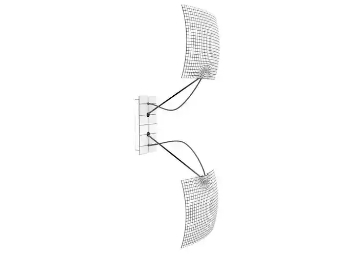 18x18 Twin Wall Lamp