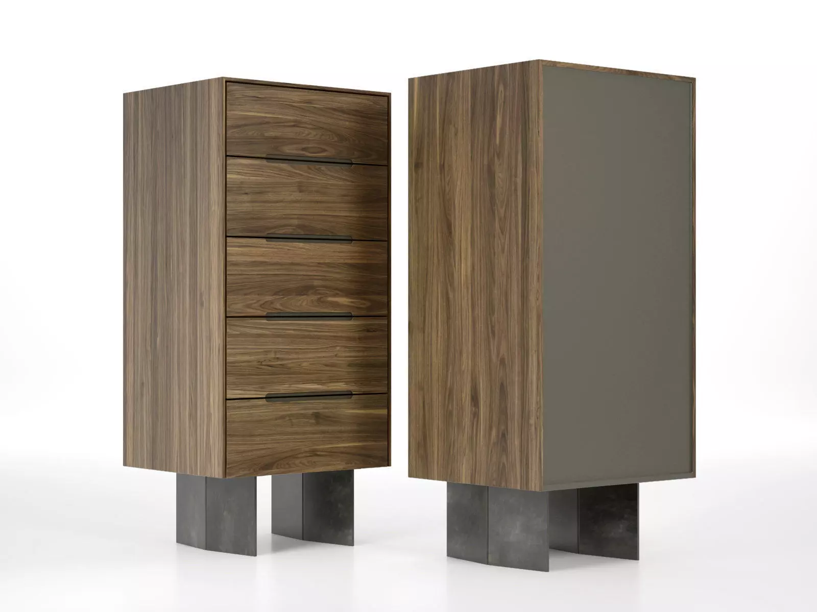 Wai Highboy Highboard 3D model_1