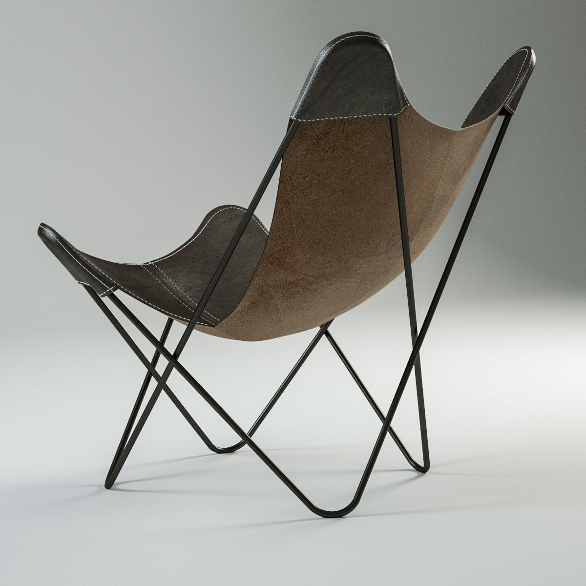 BKF Butterfly Chair 3D model_1
