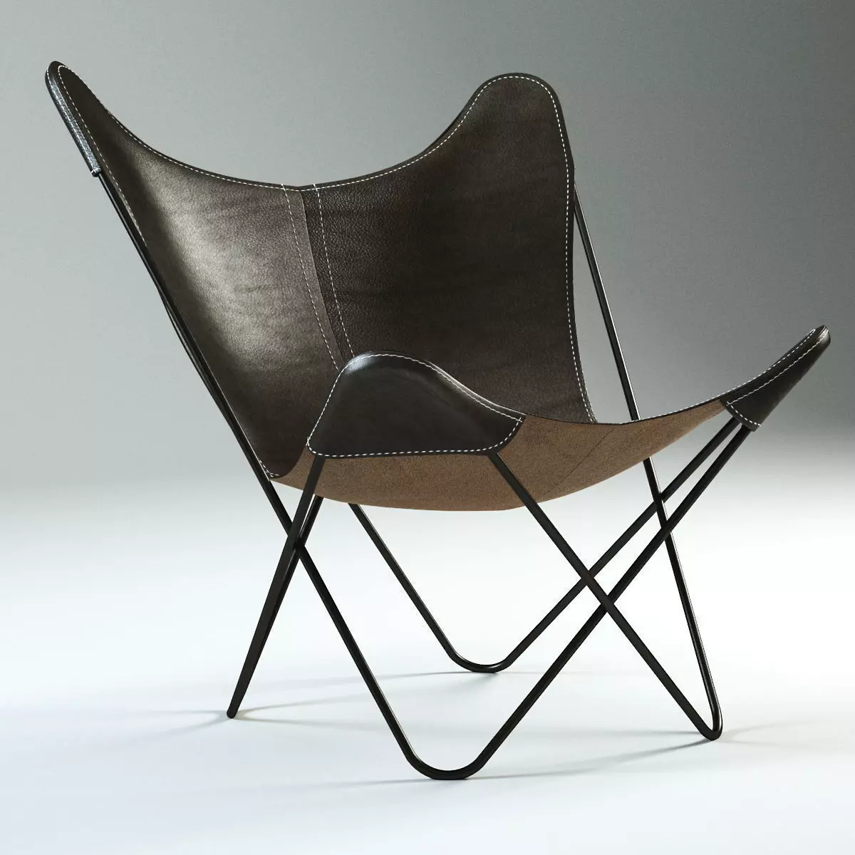 BKF Butterfly Chair 3D model_0