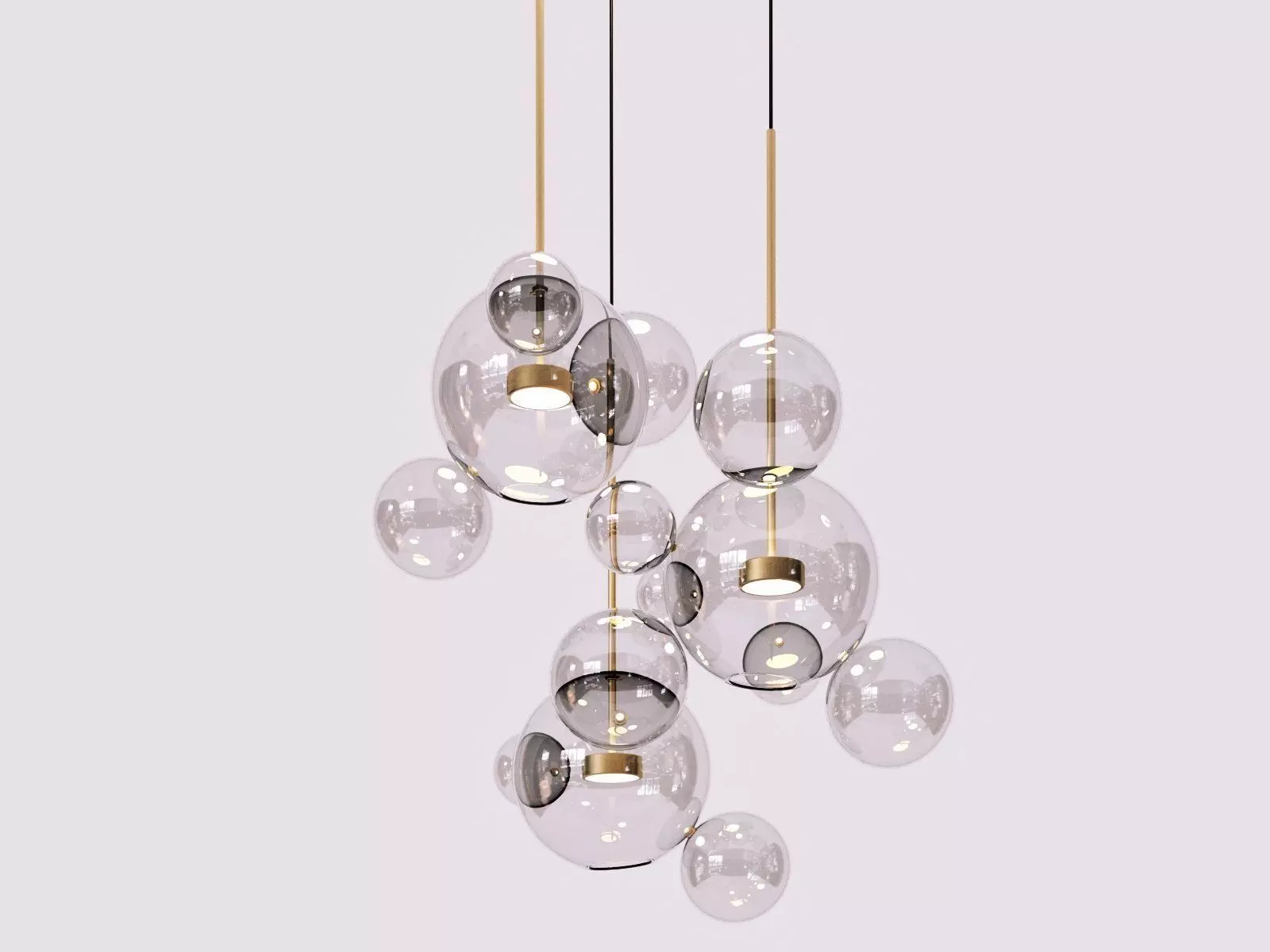 Bolle BLS14C Pendant Lamp 3D model_0