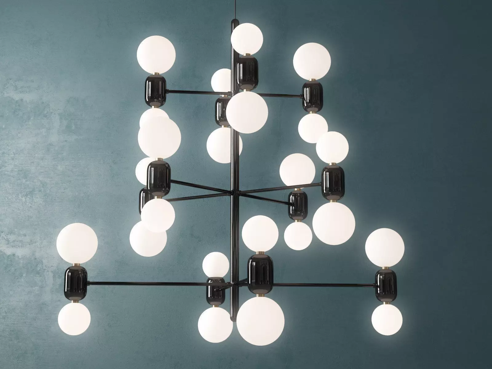 Aballs Chandelier 3D model_0