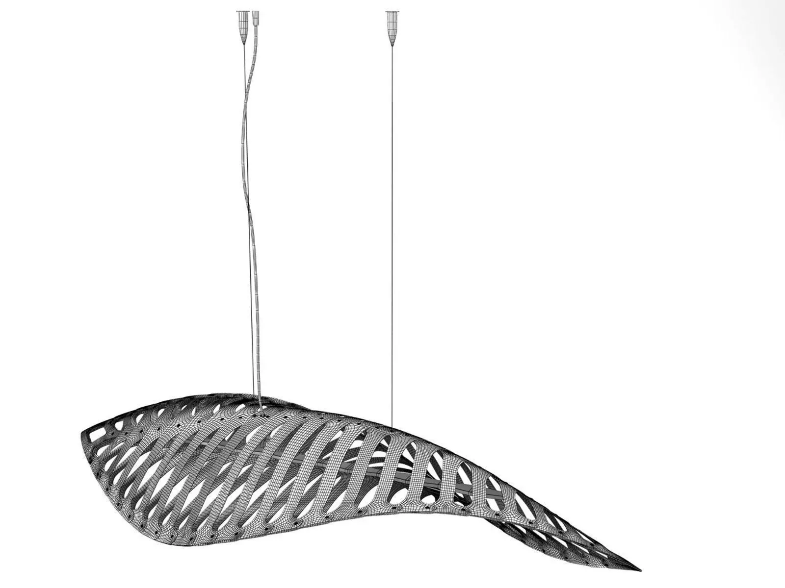 Navicula Pendant Light 3D model_5