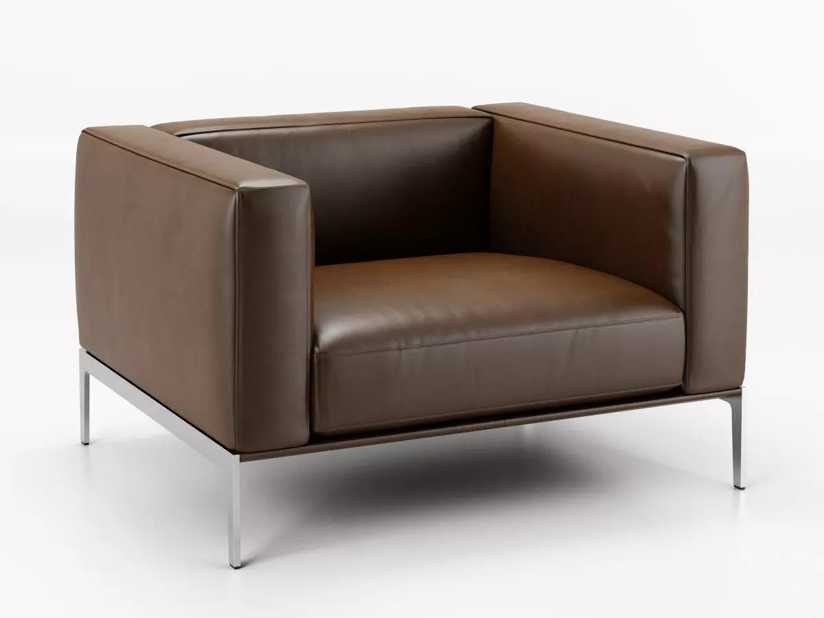 1343 Piu Armchaor 3D model_1