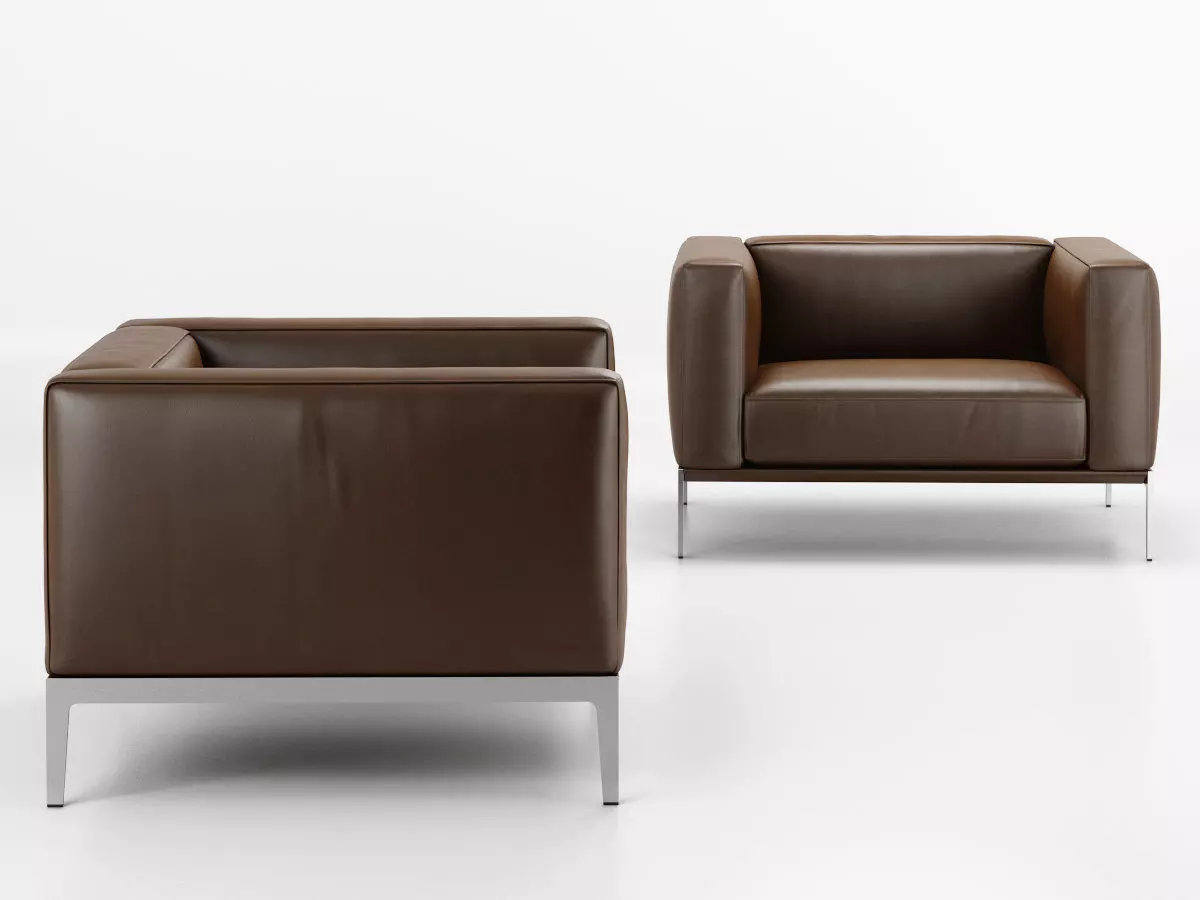 1343 Piu Armchaor 3D model_0