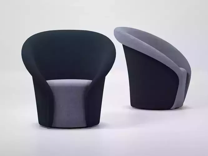 1832 Moon Armchair and Footstool