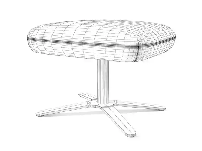 1717 Mesh 805 Armchair and 750 Footstool