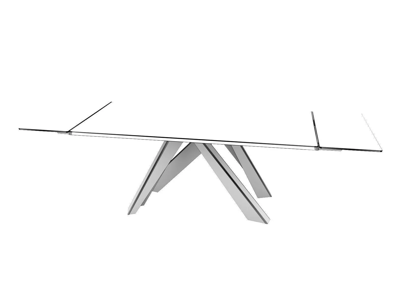 Big Dining Tables Extended 3D model_3