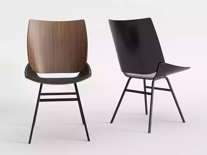 Shell Chair with Seat Cushion