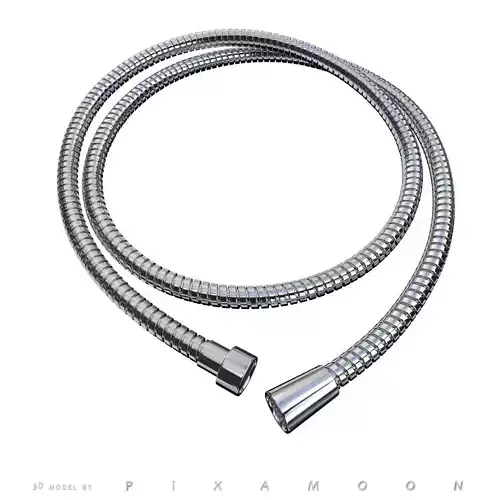 Adjustable shower hose - free colapsed samples Free 3D model