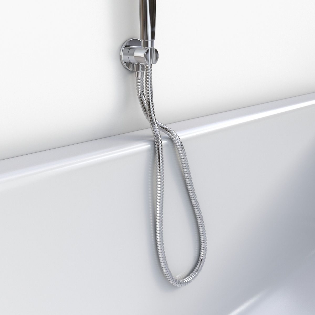 Adjustable shower hose - free colapsed samples Free 3D model_3