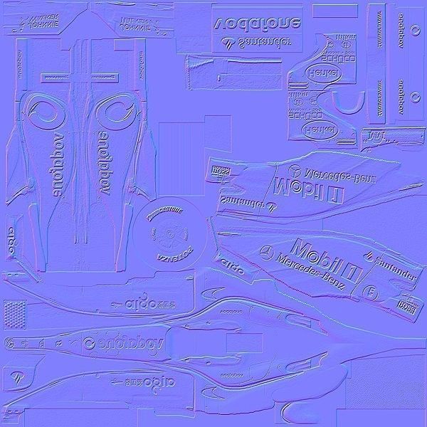 McLaren F1 MP4-22 Low-poly 3D model_7