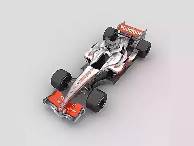 McLaren F1 MP4-22 Low-poly 3D model