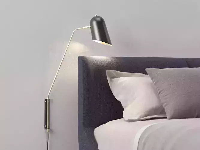 Cliff Wall Lamp 3D model