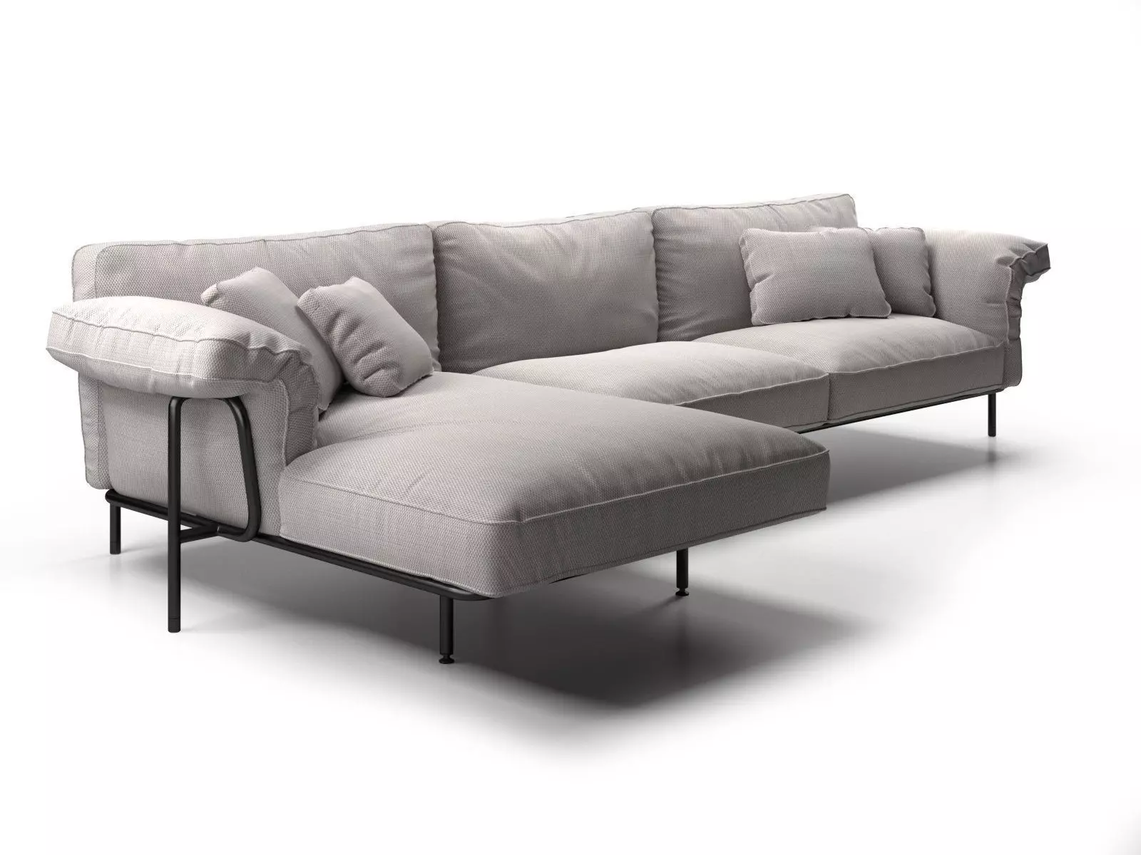 DS 610 Corner Sofa 3D model_1
