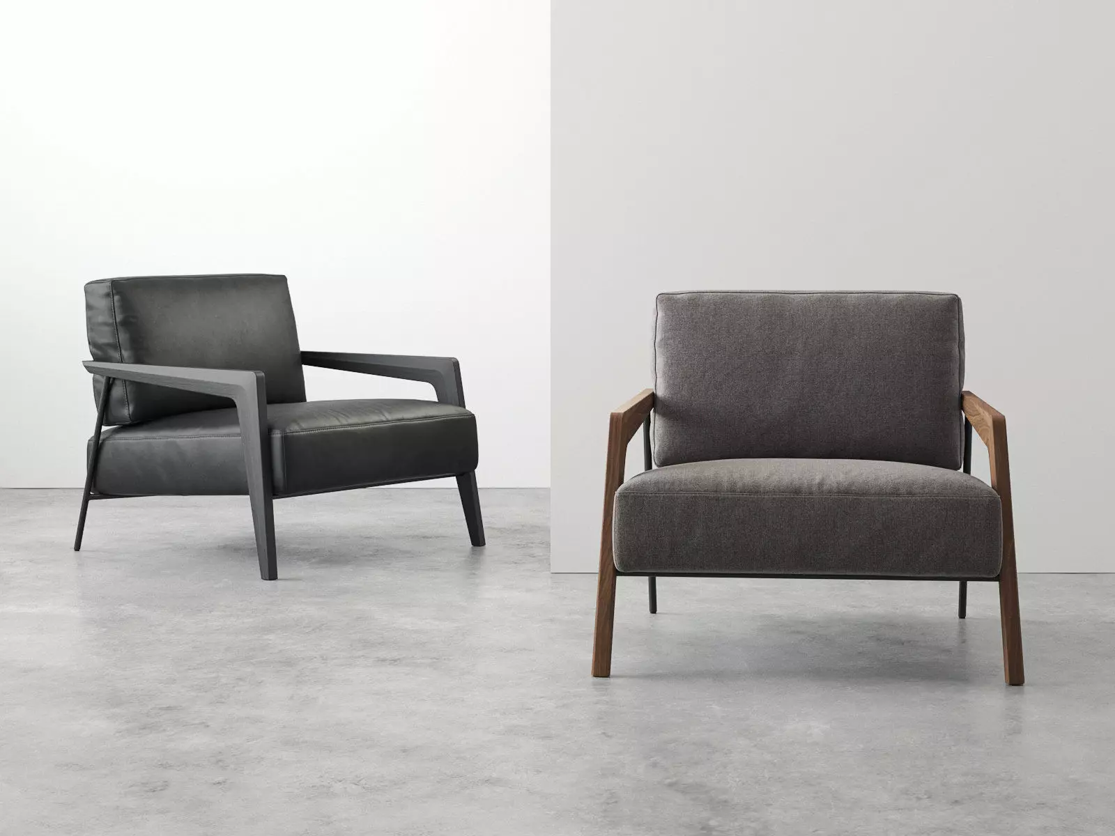 Cecile Armchair 3D model_0