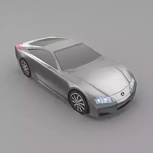 Lexus LF-A Low-poly 3D model