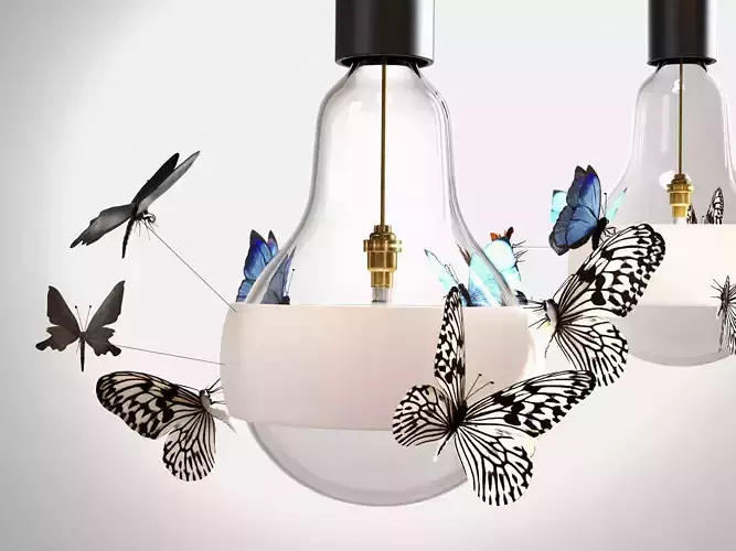 Flatterby Pendant Lamp 3D model