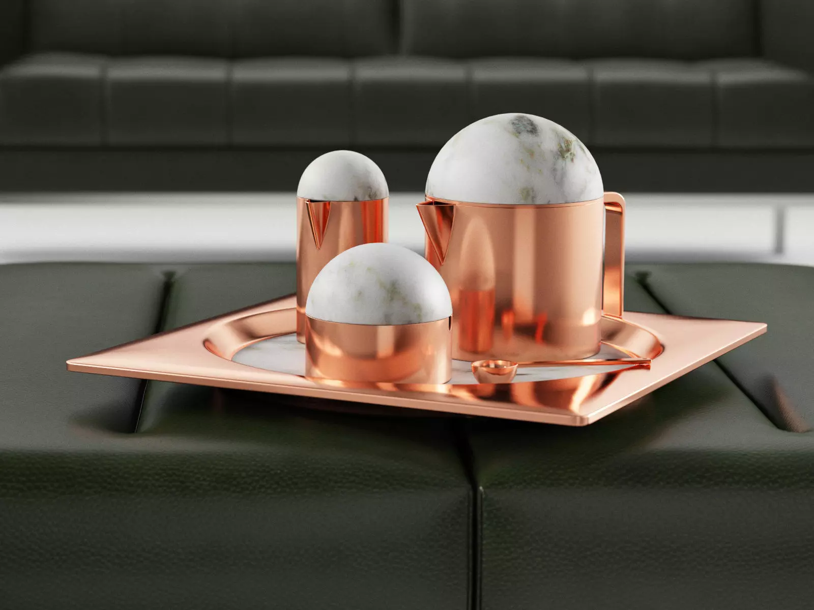 Amare Serving Set 3D model_2