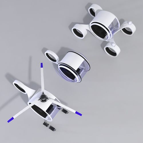 Transport future 3D model