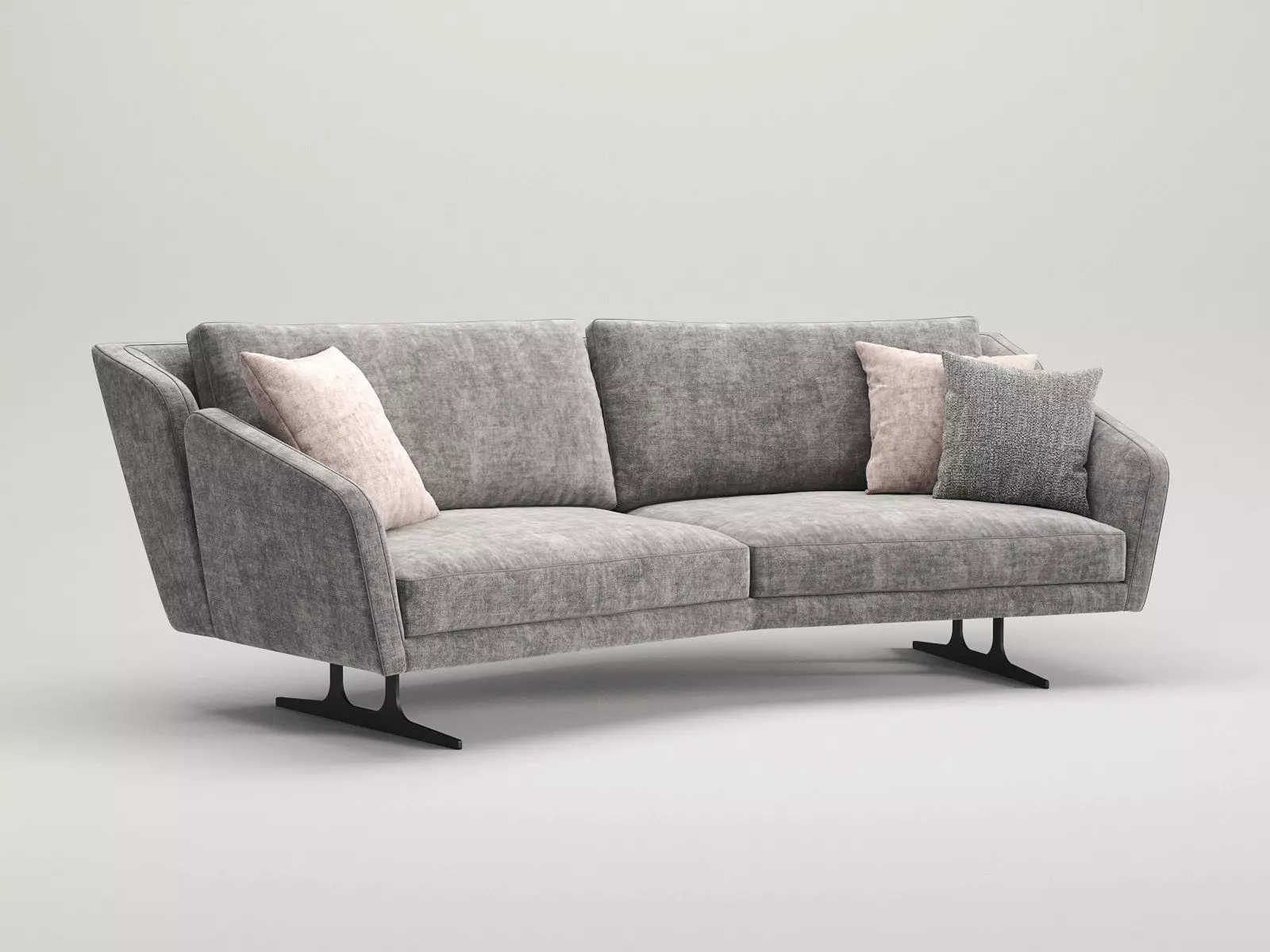 Nikita 3 Seater Special Sofa 3D model_0