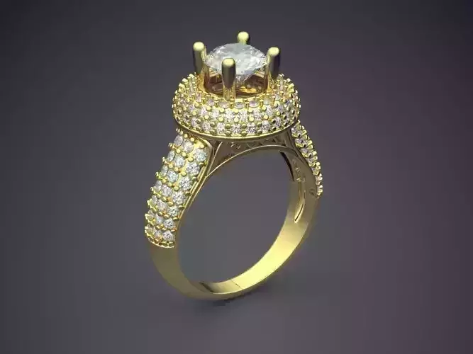 Engagement Diamond Ring CAD-3010