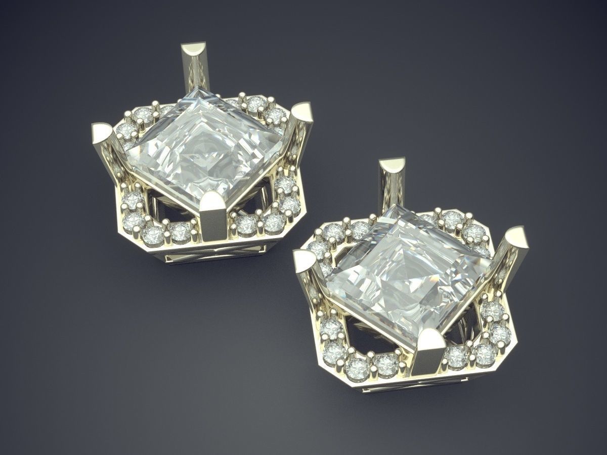 Brooches With Diamonds CAD-6990 3D print model_1
