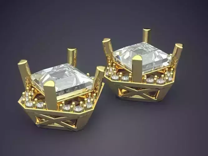 Brooches With Diamonds CAD-6990
