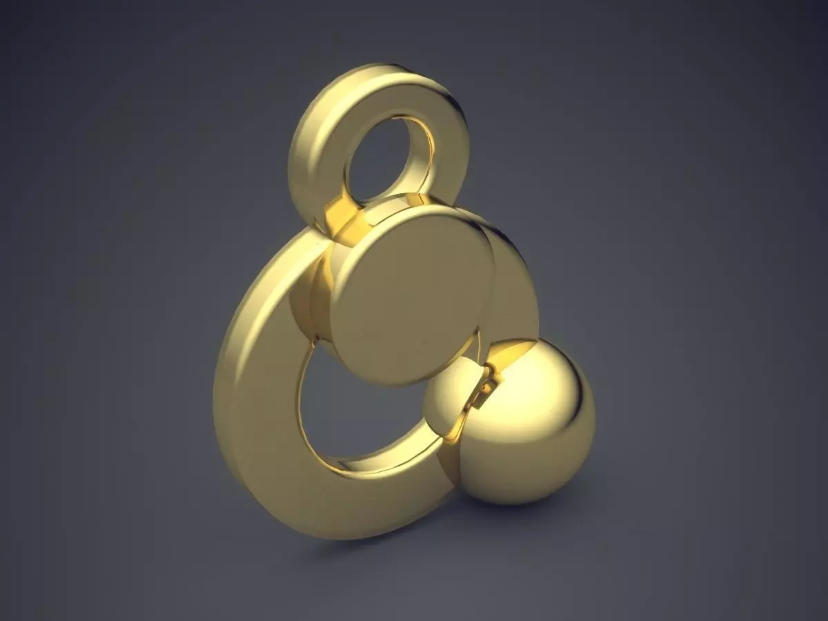 Pendant CAD-6966 3D print model_0