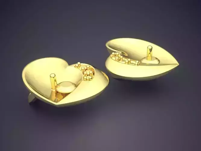 Heart Shape Pendant CAD-6954 3D print model