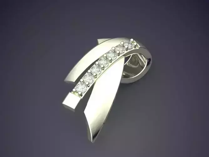 Pendant With Diamonds CAD-6952