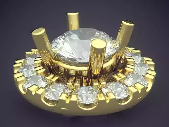 Pendant With Diamonds CAD-6941