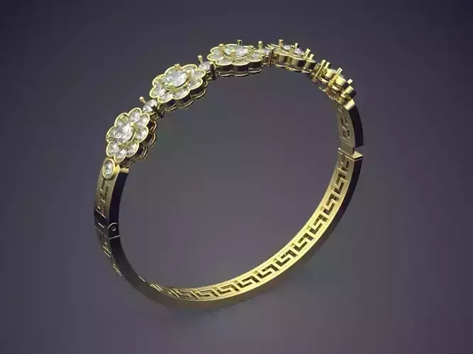 Bracelet With Diamonds CAD-6940