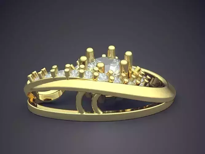 Pendant With Diamonds CAD-6921