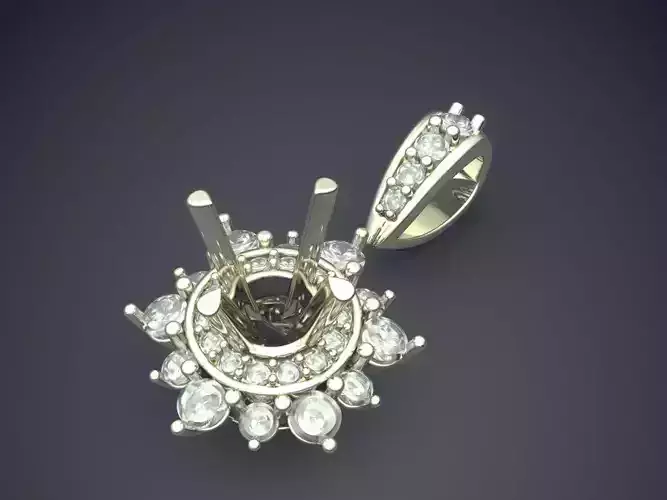Pendant With Diamonds CAD-6903