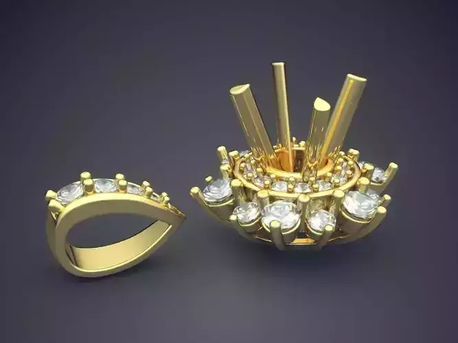 Pendant With Diamonds CAD-6903