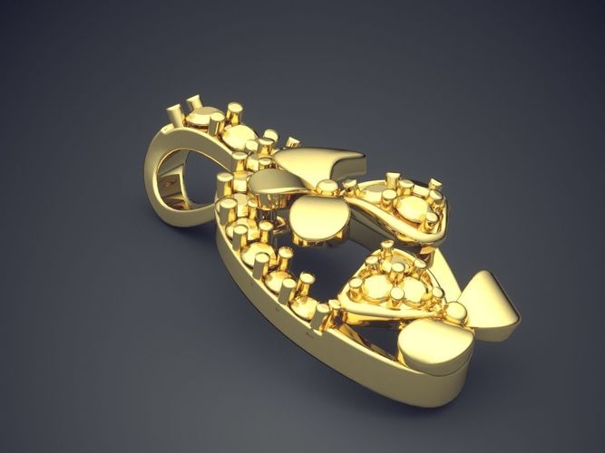 Pendant CAD-6896 3D print model