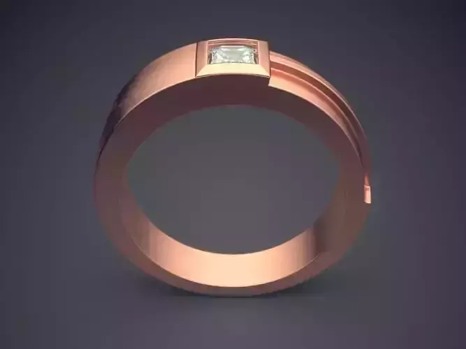 Ring With Diamond CAD-6895