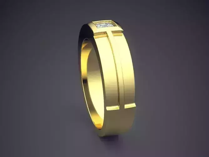 Ring With Diamond CAD-6895