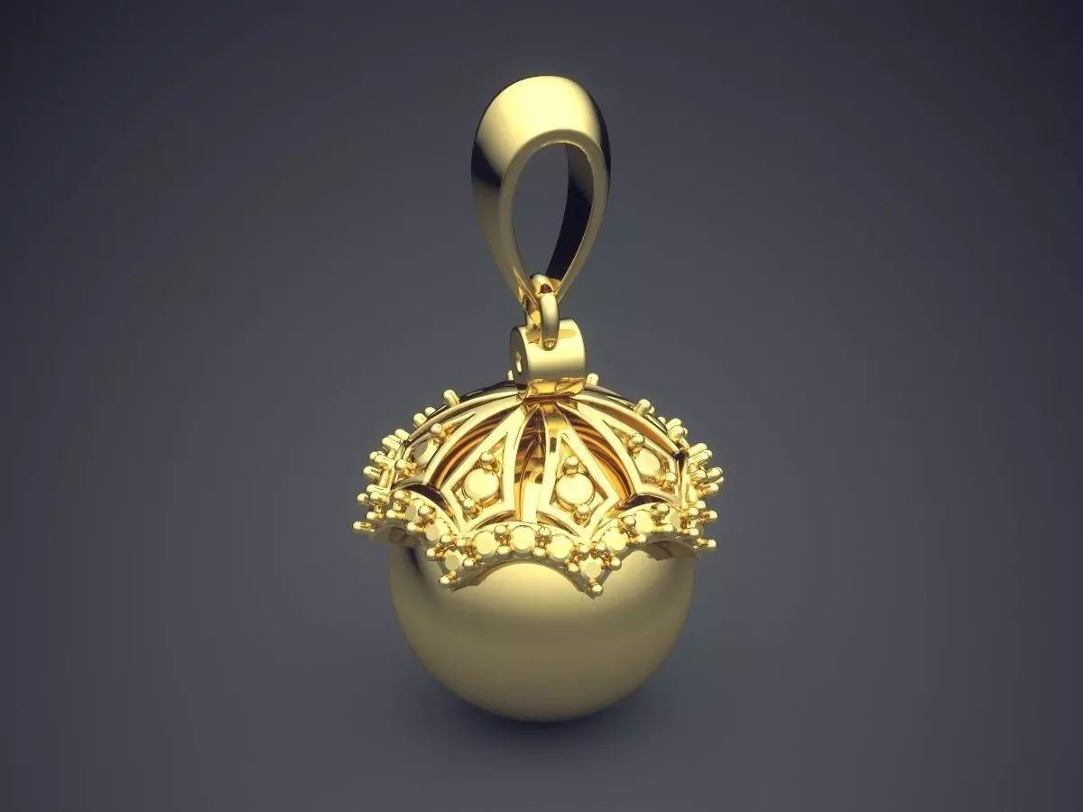 Pendant CAD-6890 3D print model_3