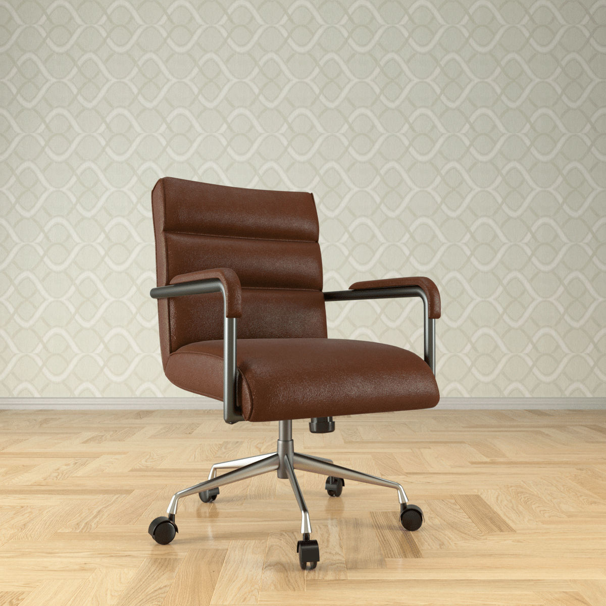Office chair 12 3D model_2