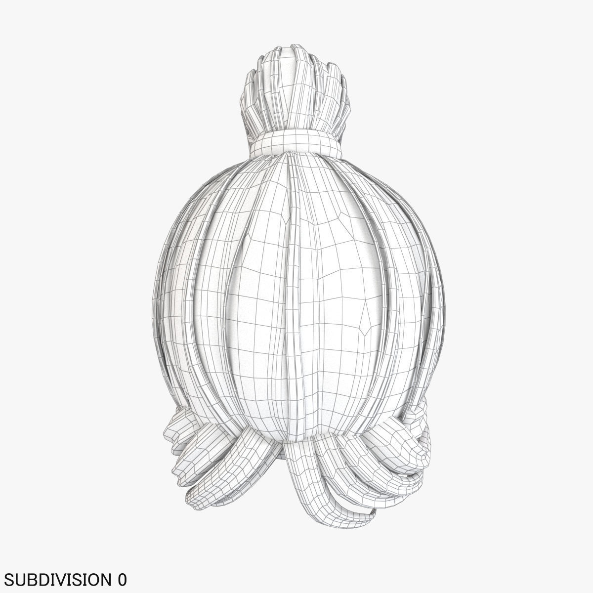 Cartoon Hair 3D model_10