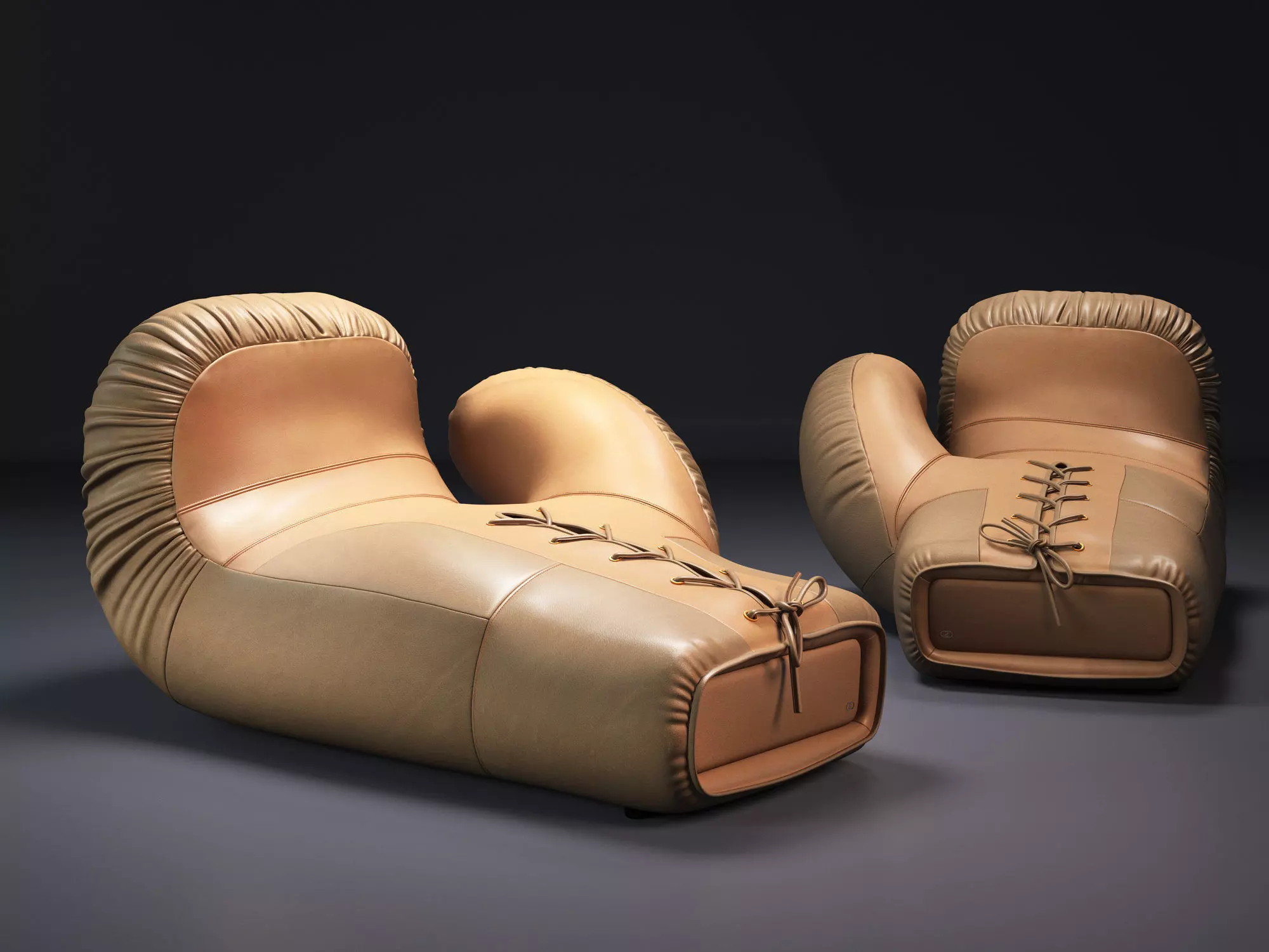 DS 2878 09 10 Boxing Glove Lounge 3D model_0