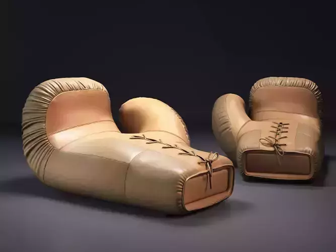 DS 2878 09 10 Boxing Glove Lounge 3D model